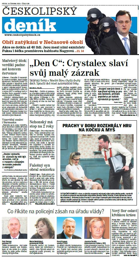 Deník ČL Zatýkání Skokan s1 130614