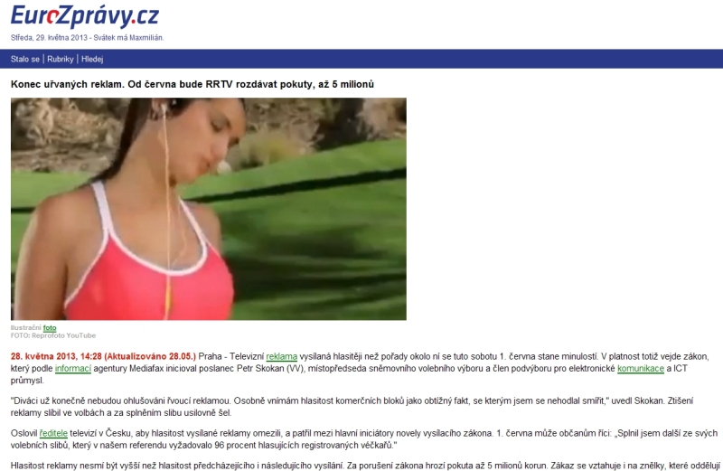 EuroZprávy hlasitost reklamy 130529 800px